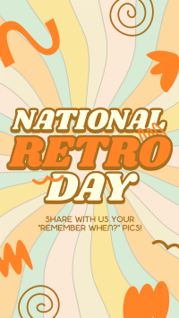 Swirly Retro Day Instagram reel Image Preview