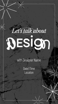 Minimalist Design Seminar Instagram story Image Preview