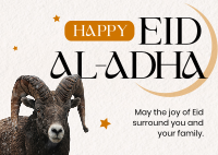 Happy Eid al-Adha Postcard Image Preview