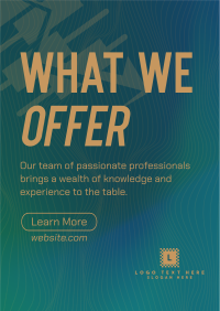 Passionate Professionals Offerings Flyer Image Preview