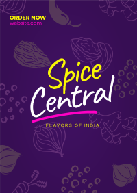 Spice Central Poster Design