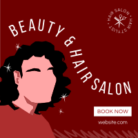 Hair Salon Minimalist Instagram Post Design