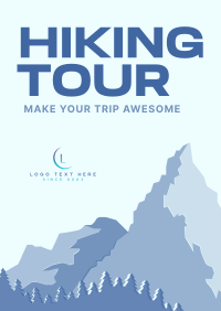 Awesome Hiking Experience Poster Design