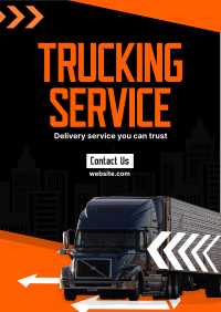 Truck Moving Service Flyer Image Preview