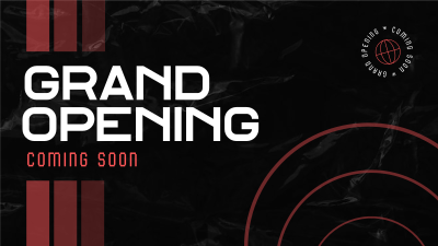 Abstract Shapes Grand Opening Facebook event cover Image Preview