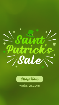 Quirky St. Patrick's Sale Instagram reel Image Preview