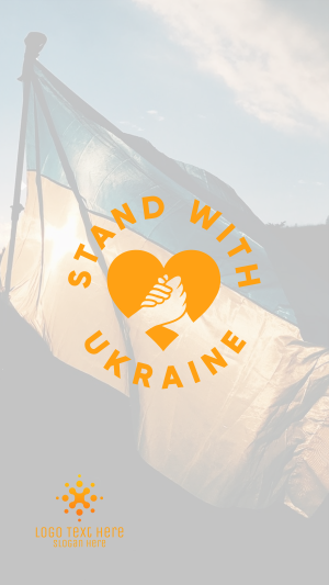 Stand with Ukraine Instagram story Image Preview