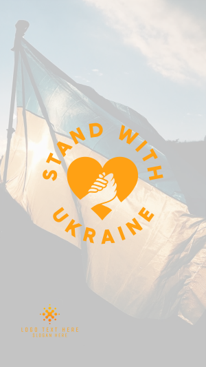 Stand with Ukraine Instagram Story Image Preview