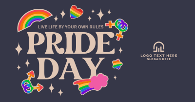 Pride Day Stickers Facebook ad Image Preview