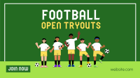 Try Outs are Open Facebook Event Cover Design