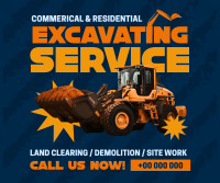 Professional Excavation Service  Facebook post Image Preview