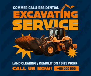 Professional Excavation Service  Facebook post Image Preview