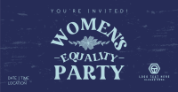 Women's Equality Celebration Facebook Ad Design