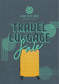 Travel Luggage Discounts Flyer Design
