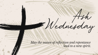 Greetings Ash Wednesday Facebook event cover Image Preview