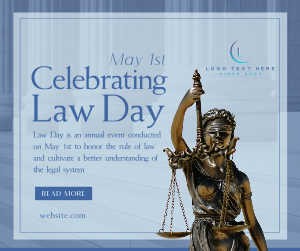 Lady Justice Law Day Facebook post Image Preview