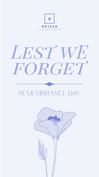 We Remember Facebook story Image Preview