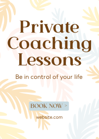 Private Coaching Poster Design