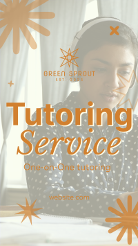 Tutoring Service TikTok Video Image Preview