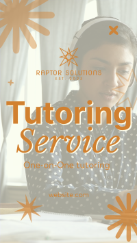 Tutoring Service TikTok Video Image Preview