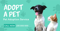 Pet Adoption Service Facebook Ad Design