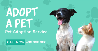 Pet Adoption Service Facebook ad Image Preview