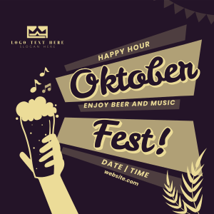 Oktoberfest Beer Promo Linkedin Post Image Preview