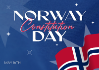 Flag Norway Day Postcard Image Preview