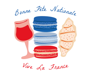 French Food Illustration Facebook post
