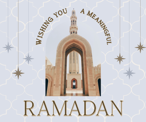 Greeting Ramadan Arch Facebook post Image Preview