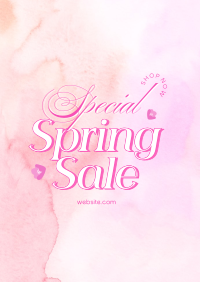 Special Spring Sale Poster Design