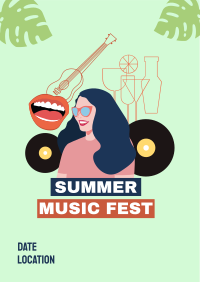 Summer Music Festival Flyer Image Preview