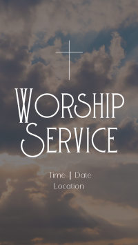 Sunday Worship Instagram Story Design