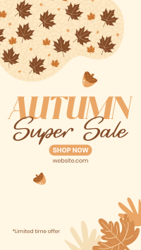 Autumn Season Sale YouTube Short Design
