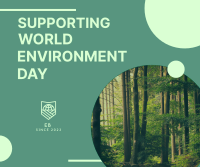 Supporting World Environment Day Facebook Post Image Preview