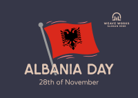 Albania Independence Day Postcard Image Preview