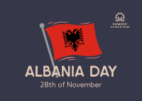 Albania Independence Day Postcard Image Preview