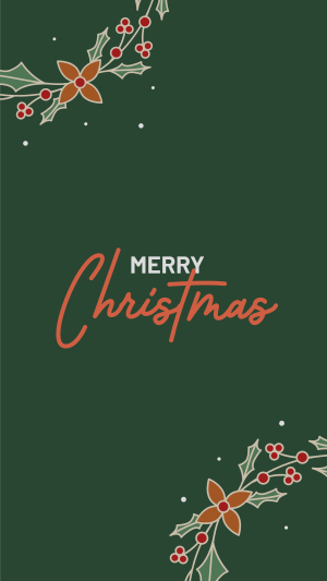 Christmas Greeting Instagram story Image Preview