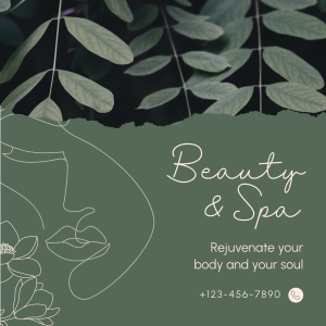 Beauty Spa Booking Instagram post Image Preview