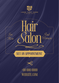 Elegant Hair Salon Poster Preview