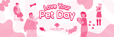 Quirky Pet Love Twitter header (cover) Image Preview