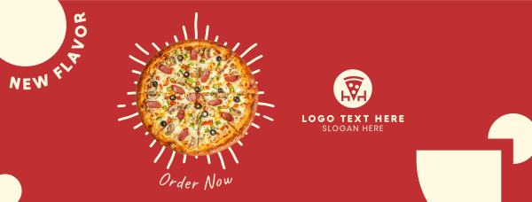 Delicious Pizza Promotion Facebook Cover Design Image Preview