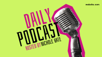 Daily Podcast Zoom Background Image Preview