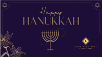 Hanukkah Lilies Facebook event cover Image Preview