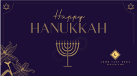 Hanukkah Lilies Facebook Event Cover Image Preview