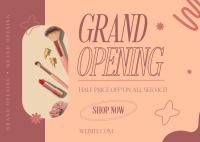 Salon Grand Opening Postcard Image Preview