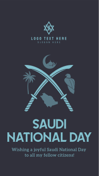 Saudi Day Symbols Instagram reel Image Preview