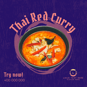Thai Red Curry Instagram post Image Preview