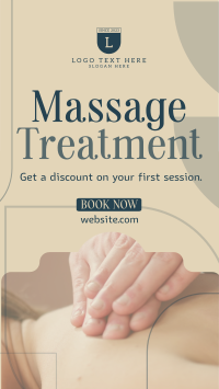 Relaxing Massage Instagram story Image Preview