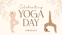 Zen Yoga Greeting Facebook Event Cover Design